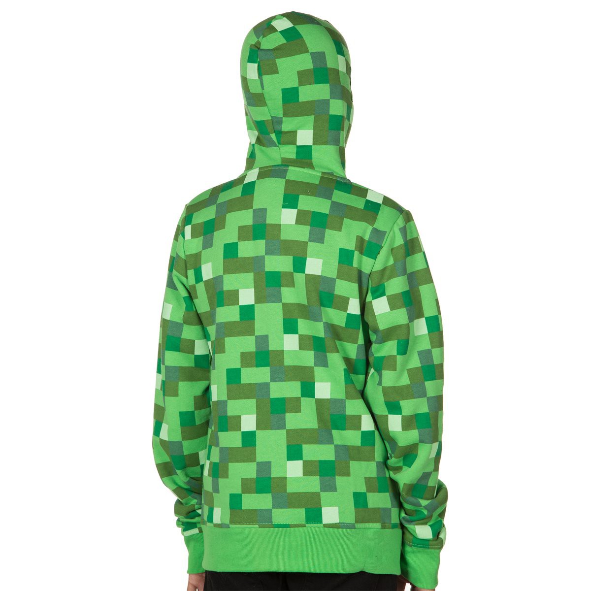 Minecraft Creeper No Face Premium Zip-Up hoodie Youth Extra Large
