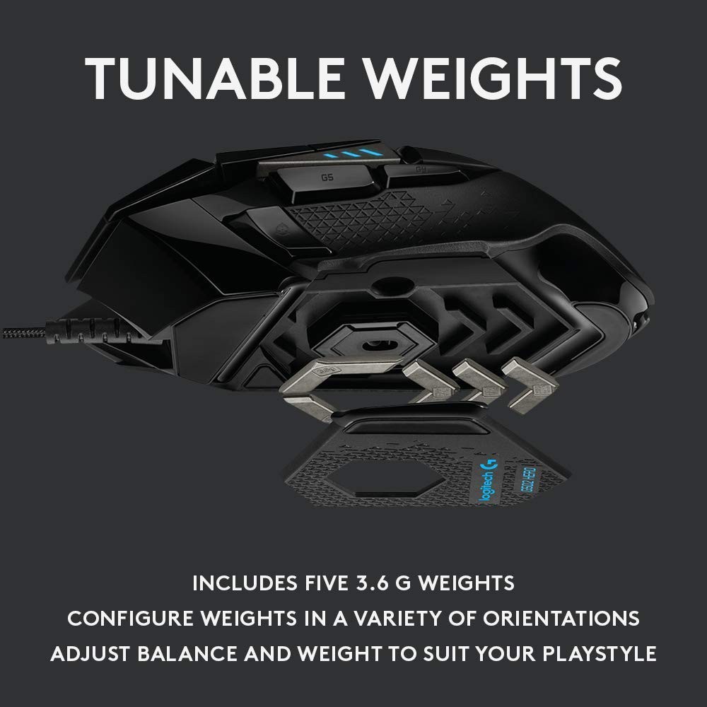 LOGITECH G502 HERO Wired Gaming Mouse | 25 600 DPI