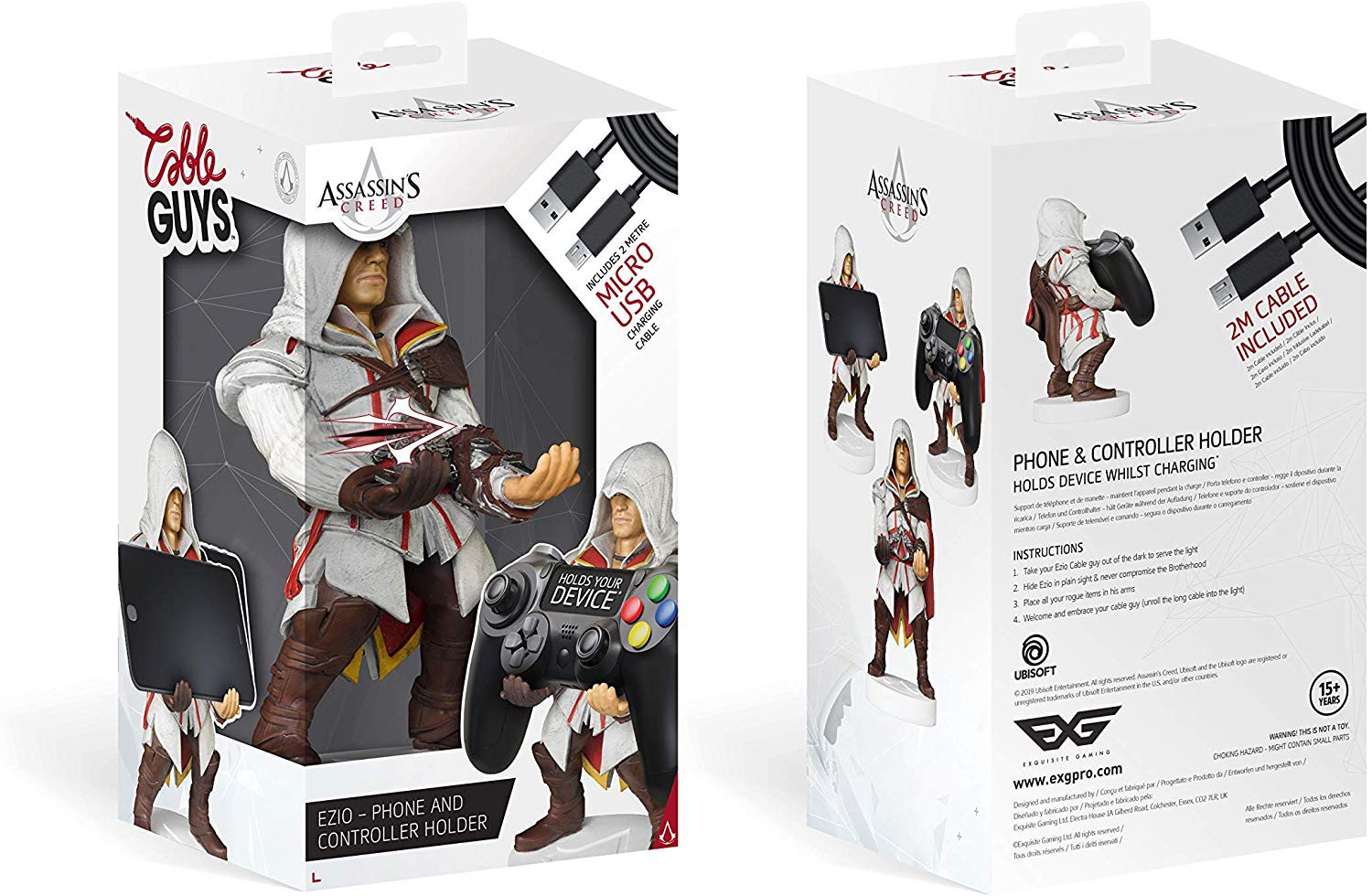 Assassins Creed Ezio Cable Guy stand