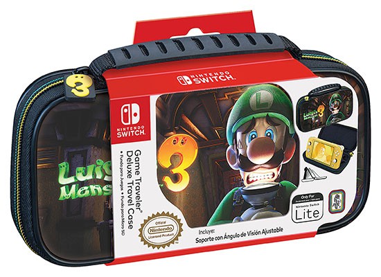 Game Traveler Deluxe Travel Case Lite Luigi's Mansion 3