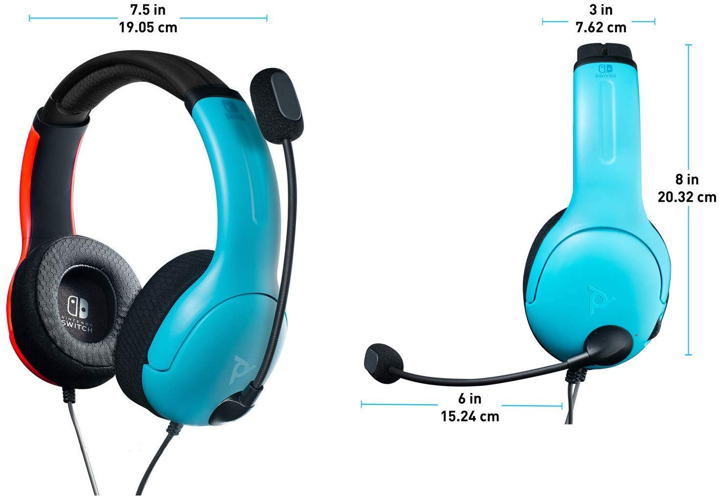 PDP LVL40 wired headphones For Nintendo Switch
