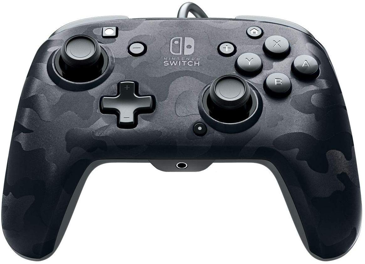 PDP Faceoff Deluxe+ Audio Wired Controller - Black Camo