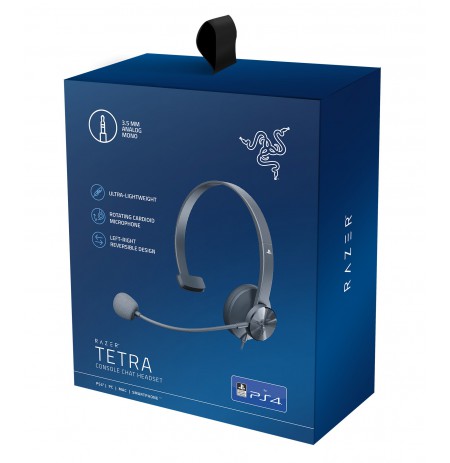 RAZER Tetra juodos laidinės ausinės su mikrofonu | 3.5mm