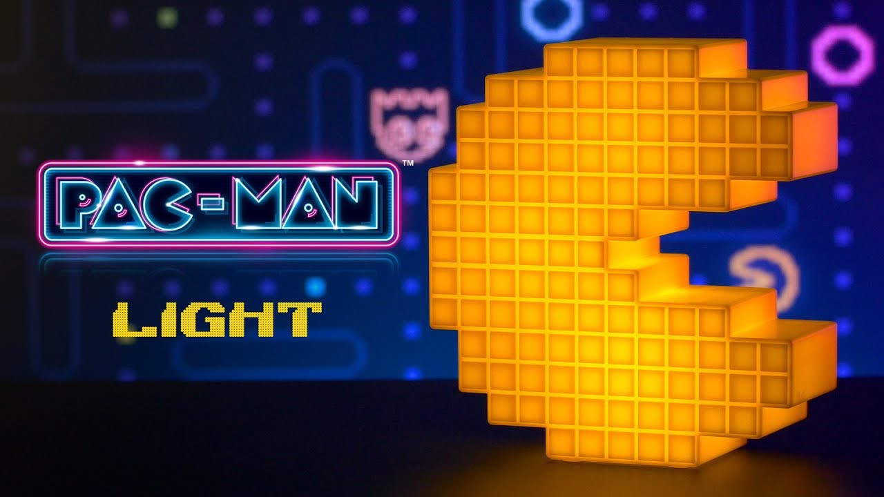 Pac Man Pixelated Light 20cm