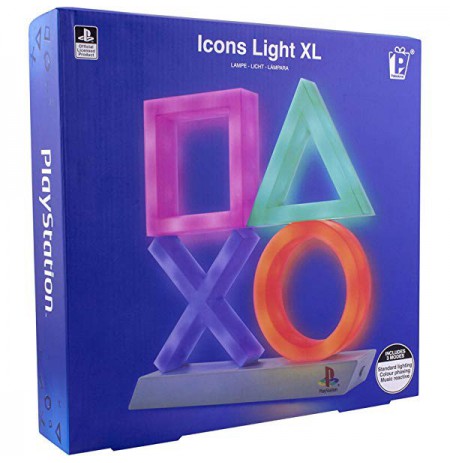PlayStation Icons XL lempa (spalvota) 