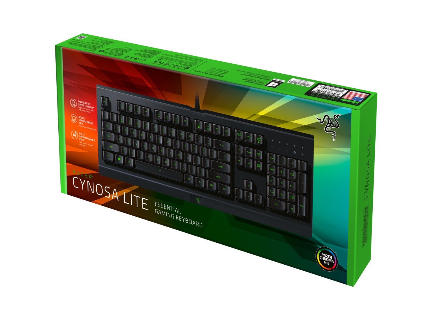 Razer Cynosa Chroma Lite - US Layout keyboard