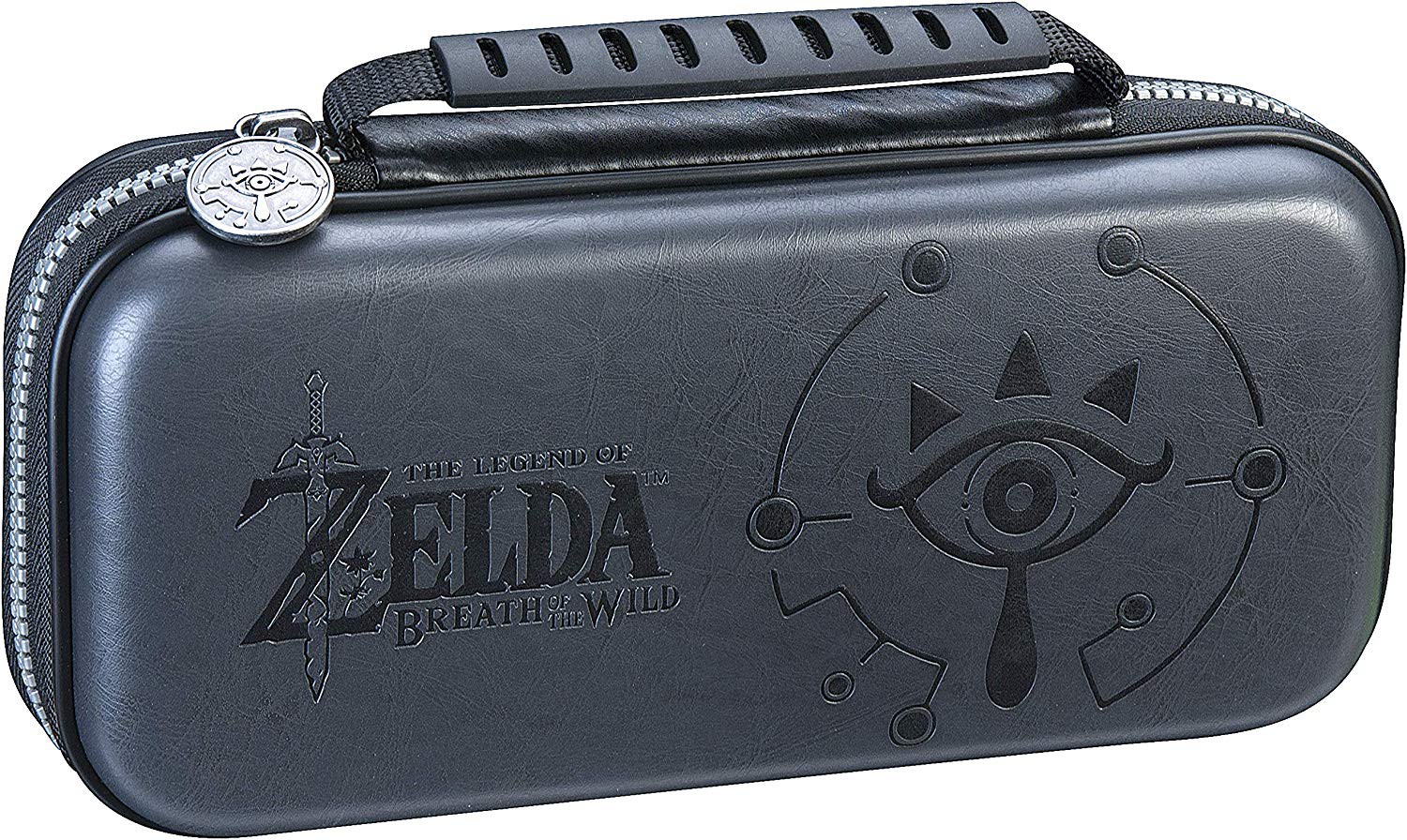 Game Traveler Deluxe Travel Case Zelda Breath of the Wild - Sheikah Eye Grey