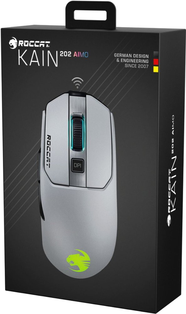ROCCAT Kain 202 AIMO RGB white wireless mouse | 16000 DPI