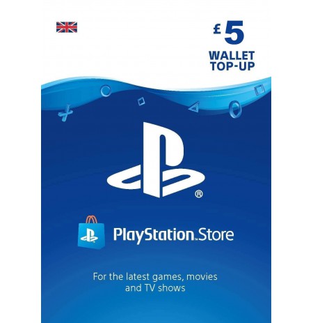 Playstation Network Card 5 GBP (Jungtinė karalystė) 