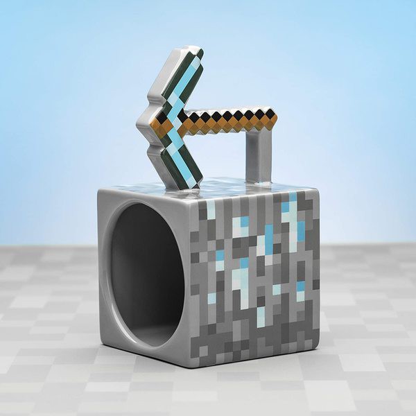 Minecraft Pickaxe 3D puodelis