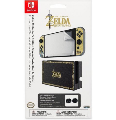 PDP Zelda Collector's Edition Screen Protection & Skins for Nintendo Switch