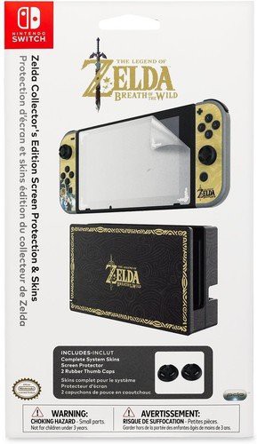 PDP Zelda Collector's Edition Screen Protection & Skins for Nintendo Switch