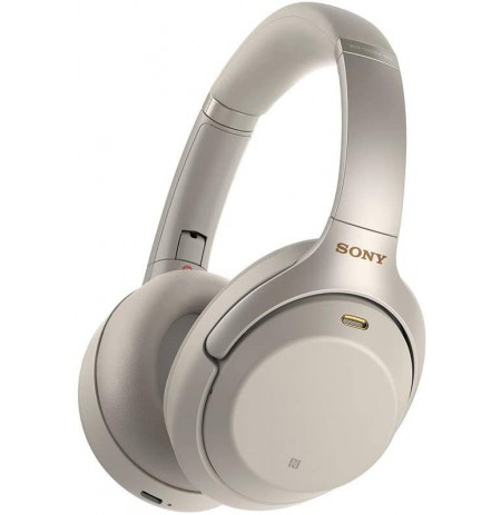 Sony WH-1000XM3 belaidės triukšmą slopinančios ausinės (sidabrinės)