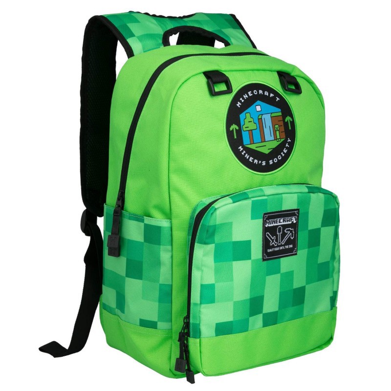 Minecraft Miner's Society Kids 17"  Backpack