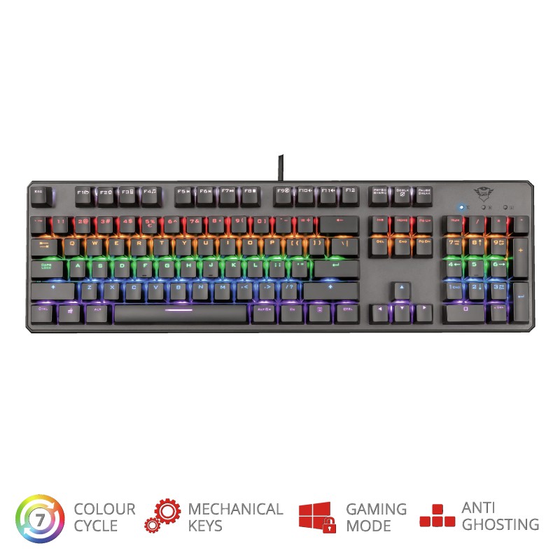 TRUST GXT 865 Asta Mechanical Gaming Keyboard