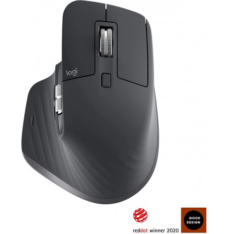 Logitech MX Master 3 dark grey wireless mouse | 4000 DPI