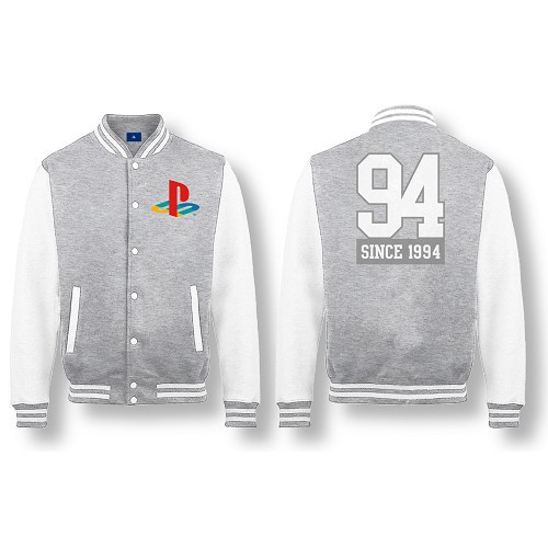 Playstation - Since 94 College Jacket - Grey - Large