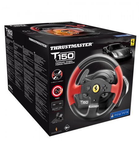 Thrustmaster T150 Ferrari edition vairas (PS3/PS4/PC) 