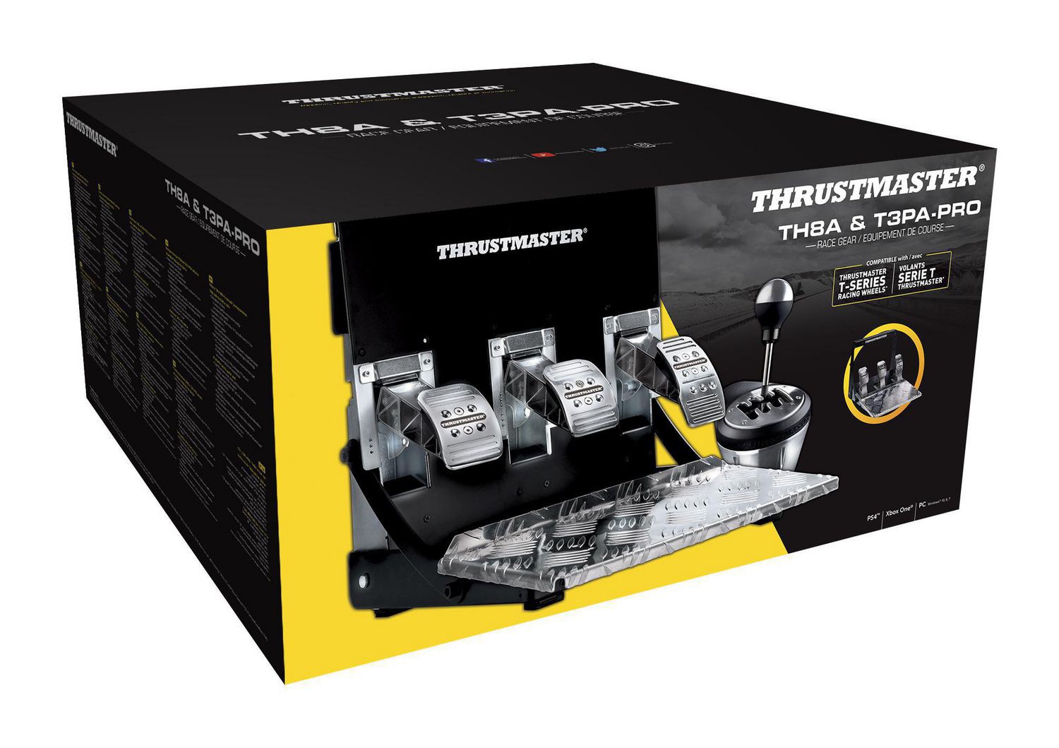 Thrustmaster TH8A & T3PA PRO Race Gear bundle (PS3/PS4/PC/XONE)