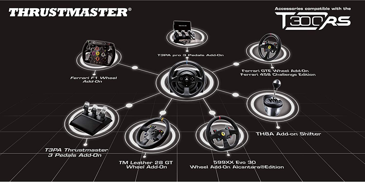 Thrustmaster T300 RS Official Force Feedback wheel (PS3/PS4/PC)