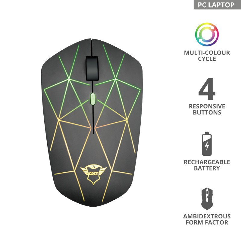TRUST GXT 117 Strike Wireless Gaming Mouse | 1400 DPI