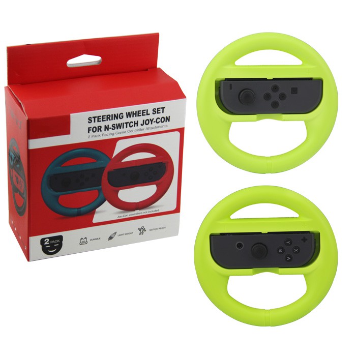 Nintendo Switch Joy-Con Steering Wheel Set (Green) 2pcs