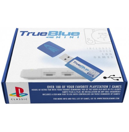 True Blue Mini Crackhead Pack 64G 101 Games for PlayStation