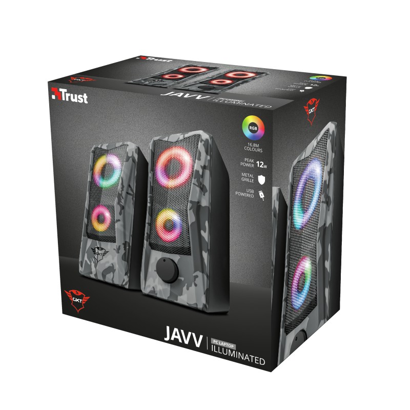 TRUST GXT 606 Javv RGB-Illuminated 2.0 Speaker Set