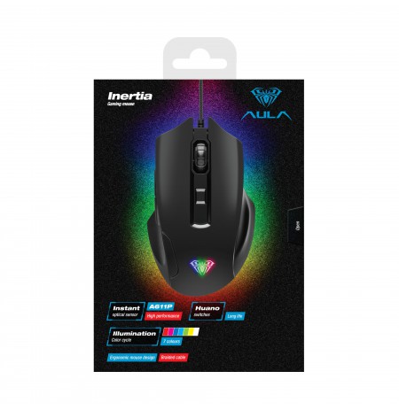 AULA INERTIA wired mouse | 2400 DPI