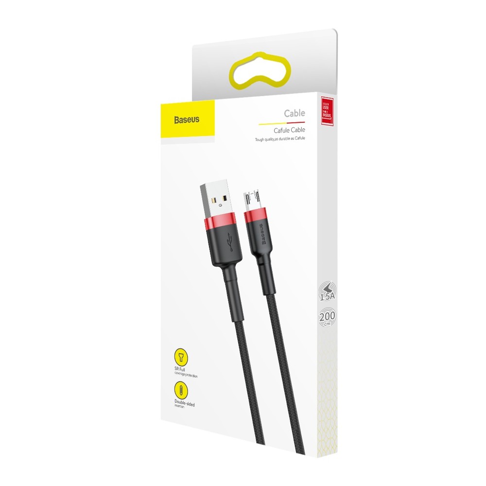 Baseus USB MicroUSB charging cable | 1,5A/2m