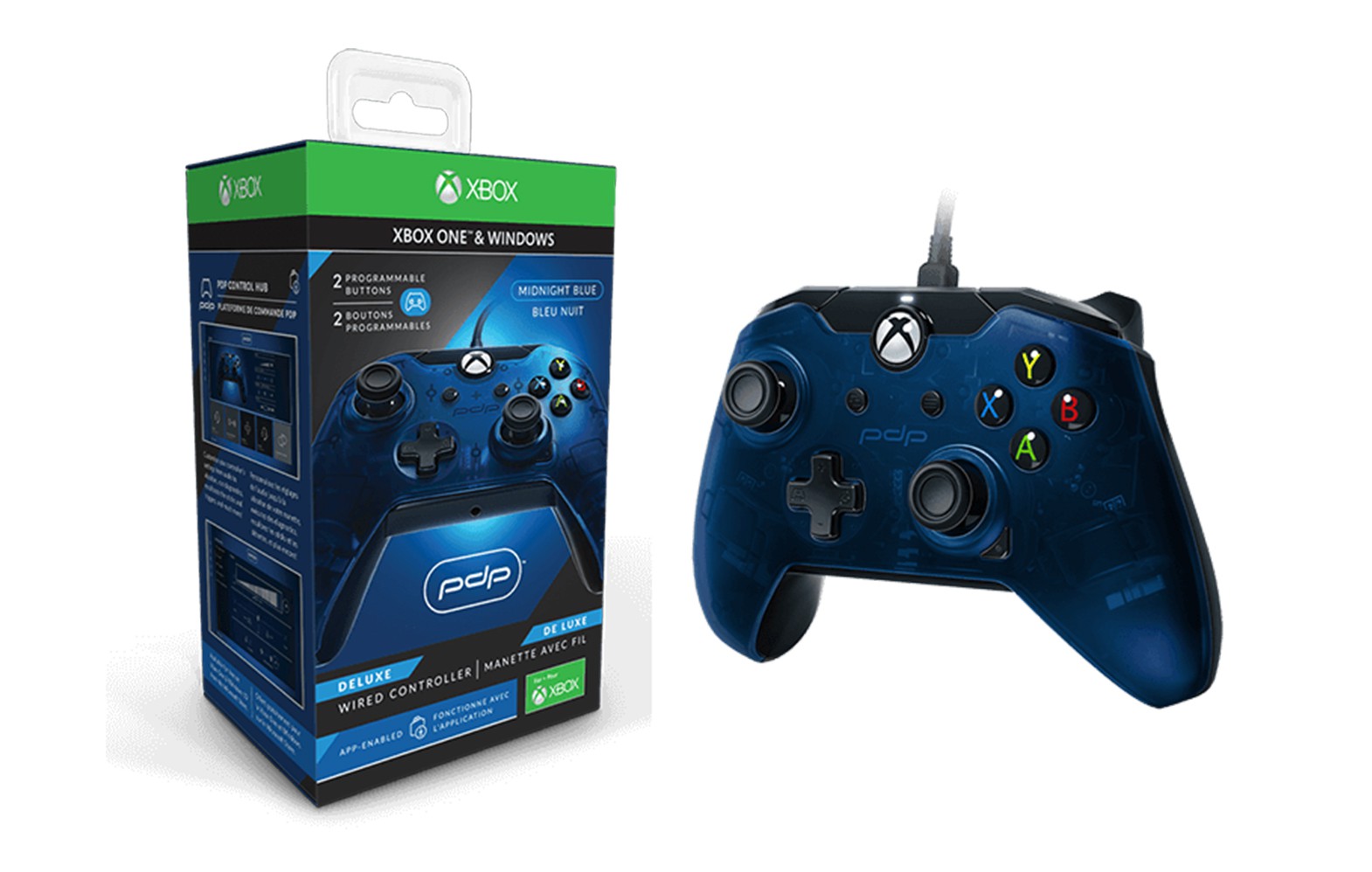 PDP Xbox One wired joystick (Blue)