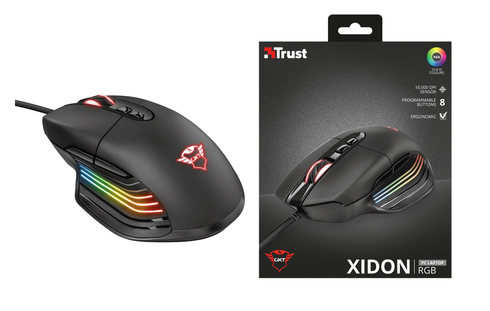 TRUST GXT 940 XIDON Gaming Mouse | 10000 DPI