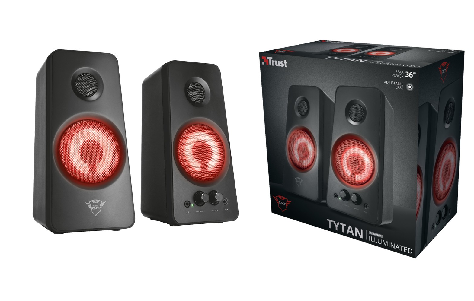 TRUST GXT 608 Tytan Illuminated 2.0 Speaker Set