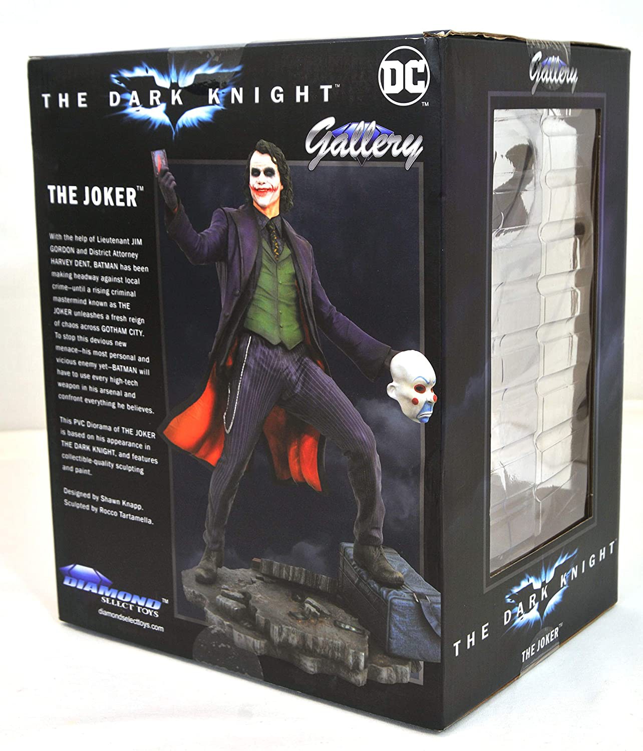 DC Gallery BATMAN DARK KNIGHT MOVIE JOKER Comic statue | 24 cm