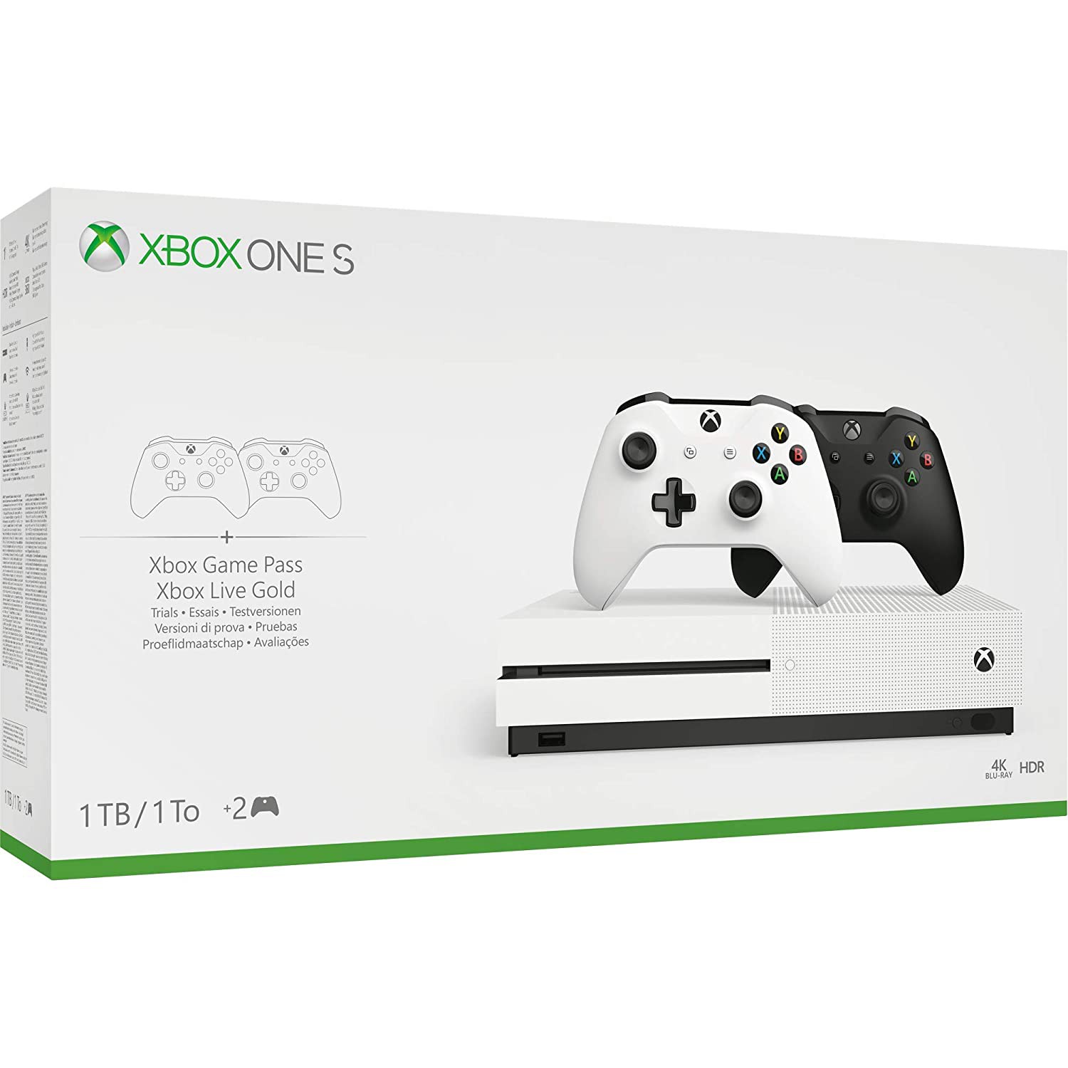 Buy Xbox One S Two-Controller Bundle (1TB)