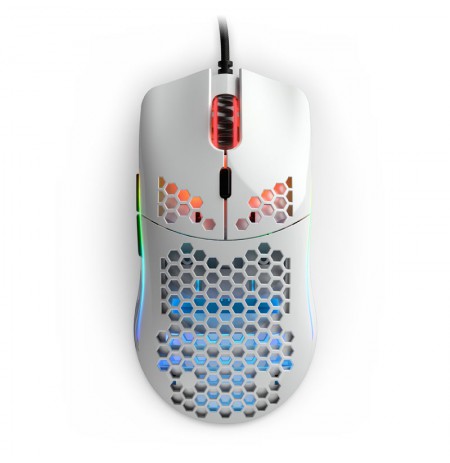 Glorious PC Gaming Race Model O wired mouse (glossy, white)
