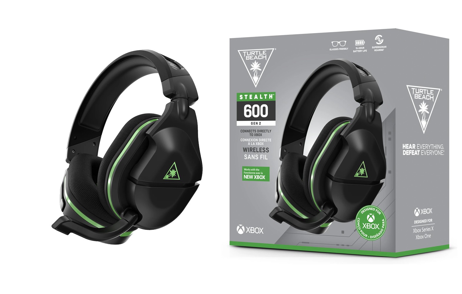 stealth 600 gen 2 black wireless gaming headset for xbox one