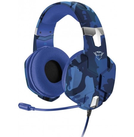 TRUST GXT 322B Carus blue wired headset | PS4/PS5