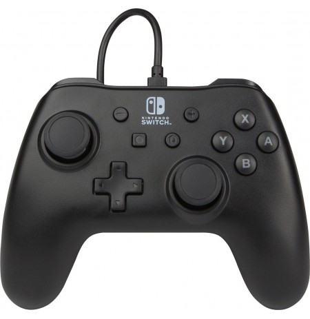 PowerA juodas laidinis valdiklis skirtas Nintendo Switch
