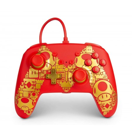 PowerA WIRED Super Mario Golden M CONTROLLER FOR NINTENDO SWITCH