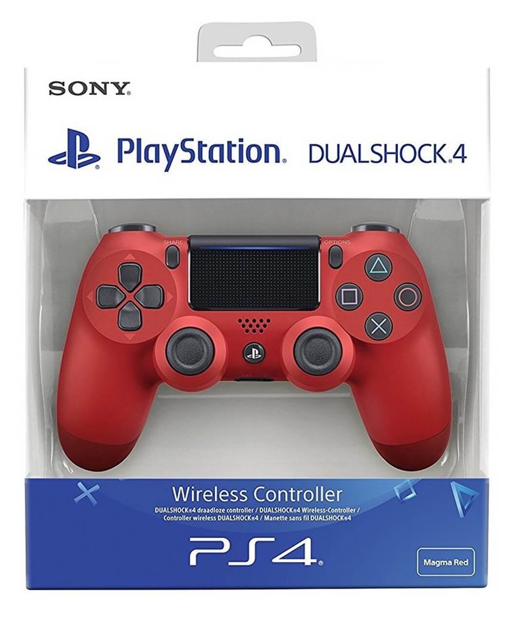 Sony PlayStation DualShock 4 V2 Controller - Magma Red