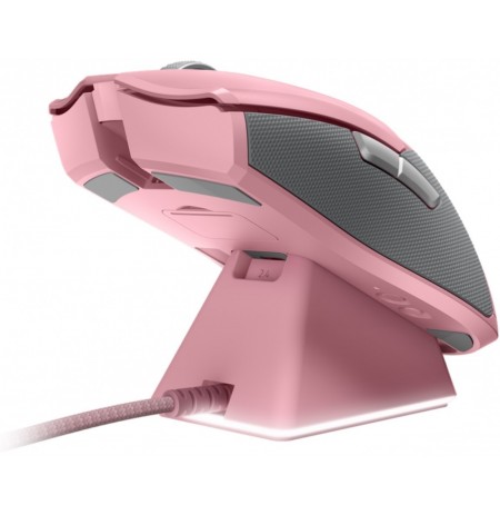 RAZER Viper Ultimate Quartz + DOCK Pink gaming mouse | 20000 DPI