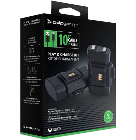 PDP Gaming Play & Charge Kit for Xbox Series X|S, Xbox One