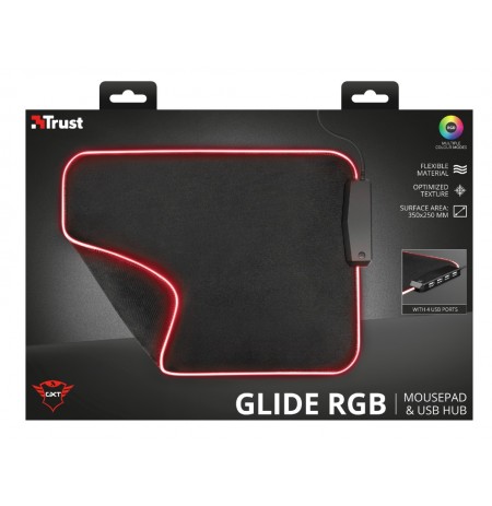 TRUST GXT 765 Glide-Flex RGB Mouse Pad XL | 350x250x3mm