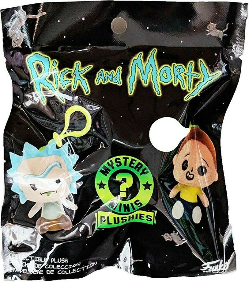 rick and morty blind bag keychain