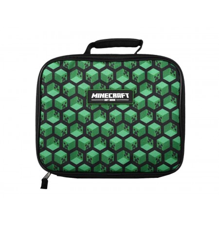 Minecraft Creepers Blocks lunch bag