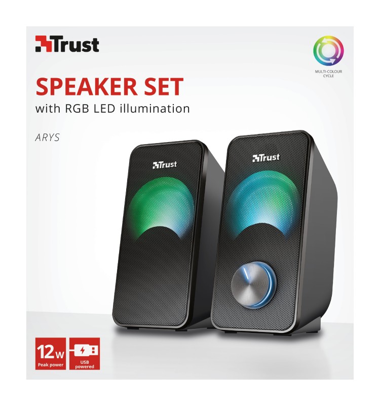 trust 2.0 speaker set