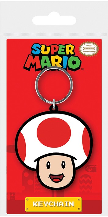 Super Mario (Toad) Rubber guminis pakabukas