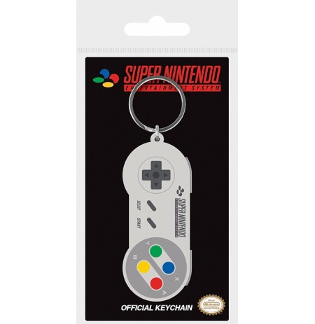 Nintendo (SNES Controller) Rubber Keychain