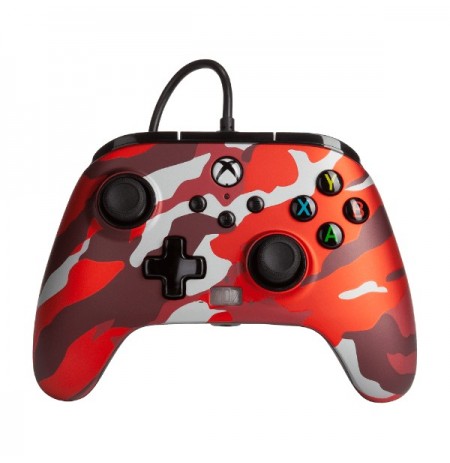 PowerA Enhanced Wired Controller For Xbox Series X|S - Red Camo